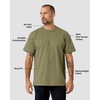 image:imageHeavyweight T Shirts for Men Boxy Oversized 100 Cotton Thick Tees S3XLLight Olive