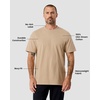 image:imageHeavyweight T Shirts for Men Boxy Oversized 100 Cotton Thick Tees S3XLTan