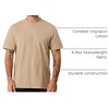 image:imageHeavyweight T Shirts for Men Boxy Oversized 100 Cotton Thick Tees S3XLTan