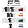 image:imageMens T Shirts Soft Cotton Crew Neck Athletic Fit Casual Tees S4XL3pack BlackBlackBlack