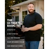 image:imageMens T Shirts Soft Cotton Crew Neck Athletic Fit Casual Tees S4XL3pack BlackBlackBlack