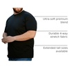 image:imageMens T Shirts Soft Cotton Crew Neck Athletic Fit Casual Tees S4XL3pack BlackNavyOlive Green