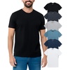 image:imageMens T Shirts Soft Cotton Crew Neck Athletic Fit Casual Tees S4XL6pack BlackCharcoalGreyIndigoNavyWhite
