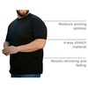 image:imageMens T Shirts Soft Cotton Crew Neck Athletic Fit Casual Tees S4XL9pack BlackCharcoalDark Heather GrayEspressoHeather Columbia BlueHeather TanMilitary GreenMidnight NavyWhite