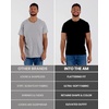 image:imageMens T Shirts Soft Cotton Crew Neck Athletic Fit Casual Tees S4XLBlack