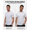 image:imageMens T Shirts Soft Cotton Crew Neck Athletic Fit Casual Tees S4XLBrown Heather