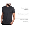 image:imageMens T Shirts Soft Cotton Crew Neck Athletic Fit Casual Tees S4XLCharcoal Heather