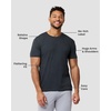 image:imageMens T Shirts Soft Cotton Crew Neck Athletic Fit Casual Tees S4XLCharcoal Heather
