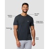image:imageMens T Shirts Soft Cotton Crew Neck Athletic Fit Casual Tees S4XLCharcoal Heather