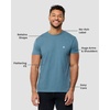 image:imageMens T Shirts Soft Cotton Crew Neck Athletic Fit Casual Tees S4XLIndigo Heather