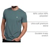 image:imageMens T Shirts Soft Cotton Crew Neck Athletic Fit Casual Tees S4XLIndigo Heather