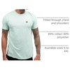 image:imageMens T Shirts Soft Cotton Crew Neck Athletic Fit Casual Tees S4XLMint Heather