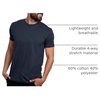 image:imageMens T Shirts Soft Cotton Crew Neck Athletic Fit Casual Tees S4XLNavy Heather