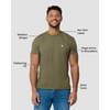 image:imageMens T Shirts Soft Cotton Crew Neck Athletic Fit Casual Tees S4XLOlive Green Heather