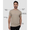 image:imageMens T Shirts Soft Cotton Crew Neck Athletic Fit Casual Tees S4XLTan Heather