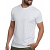 image:imageMens T Shirts Soft Cotton Crew Neck Athletic Fit Casual Tees S4XLWhite