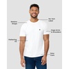 image:imageMens T Shirts Soft Cotton Crew Neck Athletic Fit Casual Tees S4XLWhite