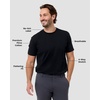 image:imagePima Cotton T Shirts for Men Luxury Soft Crew Tee S4XLBlack