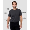 image:imagePima Cotton T Shirts for Men Luxury Soft Crew Tee S4XLCharcoal