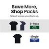 image:imagePima Cotton T Shirts for Men Luxury Soft Crew Tee S4XLNavy