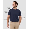 image:imagePima Cotton T Shirts for Men Luxury Soft Crew Tee S4XLNavy