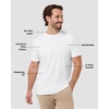 image:imagePima Cotton T Shirts for Men Luxury Soft Crew Tee S4XLWhite