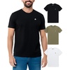 3-pack Black/Olive Green/White