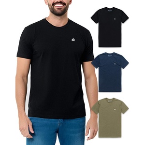 image:imageMens T Shirts Soft Cotton Crew Neck Athletic Fit Casual Tees S4XL3pack BlackNavyOlive Green