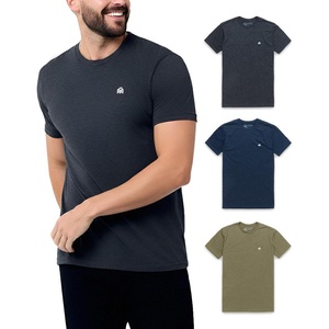 image:imageMens T Shirts Soft Cotton Crew Neck Athletic Fit Casual Tees S4XL3pack CharcoalNavyOlive Green