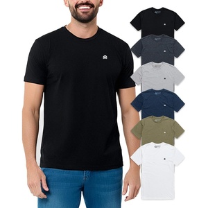 image:imageMens T Shirts Soft Cotton Crew Neck Athletic Fit Casual Tees S4XL6pack BlackCharcoalGreyNavyOlive GreenWhite
