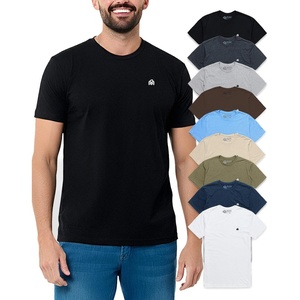 image:imageMens T Shirts Soft Cotton Crew Neck Athletic Fit Casual Tees S4XL9pack BlackCharcoalDark Heather GrayEspressoHeather Columbia BlueHeather TanMilitary GreenMidnight NavyWhite