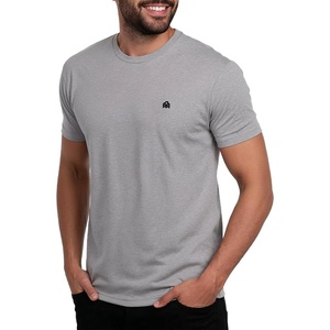 image:imageMens T Shirts Soft Cotton Crew Neck Athletic Fit Casual Tees S4XLGrey Heather