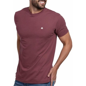 image:imageMens T Shirts Soft Cotton Crew Neck Athletic Fit Casual Tees S4XLMaroon Heather