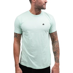 image:imageMens T Shirts Soft Cotton Crew Neck Athletic Fit Casual Tees S4XLMint Heather