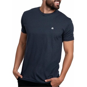 image:imageMens T Shirts Soft Cotton Crew Neck Athletic Fit Casual Tees S4XLNavy Heather