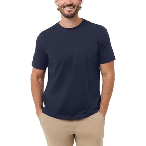 image:imagePima Cotton T Shirts for Men Luxury Soft Crew Tee S4XLNavy