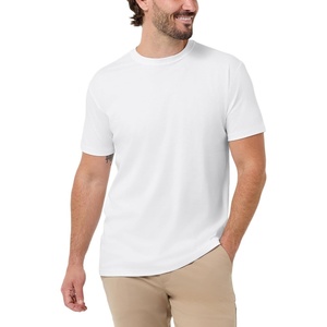 image:imagePima Cotton T Shirts for Men Luxury Soft Crew Tee S4XLWhite