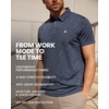 image:imageDri Fit Polo Shirts for Men Moisture Wicking Quick Dry Golf Polo S4XLBlackBlack DotsCharcoal  Nologo