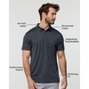 image:imageDri Fit Polo Shirts for Men Moisture Wicking Quick Dry Golf Polo S4XLCharcoalGreyMaroon  Nologo