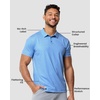 image:imageDri Fit Polo Shirts for Men Moisture Wicking Quick Dry Golf Polo S4XLColumbia Blue Cubes  Nologo