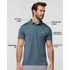 image:imageDri Fit Polo Shirts for Men Moisture Wicking Quick Dry Golf Polo S4XLIndigo  Logo