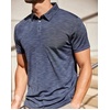 image:imageDri Fit Polo Shirts for Men Moisture Wicking Quick Dry Golf Polo S4XLNavy  Nologo