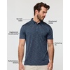image:imageDri Fit Polo Shirts for Men Moisture Wicking Quick Dry Golf Polo S4XLNavy  Nologo