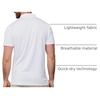 image:imageDri Fit Polo Shirts for Men Moisture Wicking Quick Dry Golf Polo S4XLWhite  Nologo