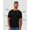 image:imageHenley Shirts for Men Short Sleeve Casual Fitted 3 Button Crew S4XLBlack  Logo