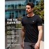 image:imageHenley Shirts for Men Short Sleeve Casual Fitted 3 Button Crew S4XLBlackBlackBlack  Logo