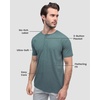 image:imageHenley Shirts for Men Short Sleeve Casual Fitted 3 Button Crew S4XLIndigo  Nologo