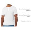 image:imageHenley Shirts for Men Short Sleeve Casual Fitted 3 Button Crew S4XLWhite  Nologo