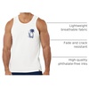 image:imageINTO THE AM Graphic Tank Tops for Men Cool Summer Beach Muscle Tanks S2XLBeach Bungalow  White