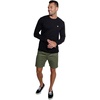 image:imageLong Sleeve Shirts for Men Soft Cotton Crew Neck Casual Tees S3XL2pack Branded  Black  and White